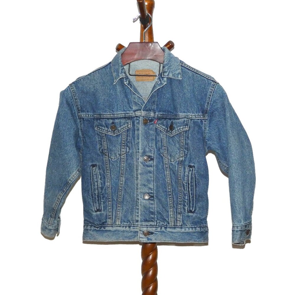 Vintage Levi's Denim Trucker Jacket Youth size Medium